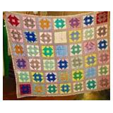 Floral Square Quilt