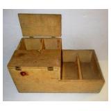 Wooden Box w/ hinged top