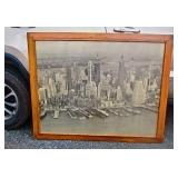Large Framed NYC Picture