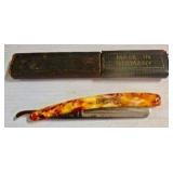 German straight Razor w/ Case