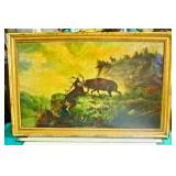 Signed Oil On Canvas