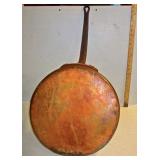 Large Copper Frying Pan