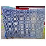 Back of Blue & White Homespun