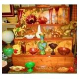 Carnival Glass, GWTW Lamps & More