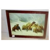 Winter Pastoral Scene