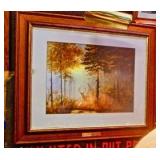 Framed Deer Print