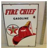Vintage porcelain Gas Sign