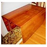 Drop Leaf, Gate Leg Cherry Table