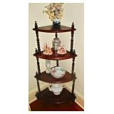 Corner What-Not shelf