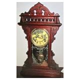 Victorian Era Walnut Clock