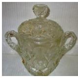 Cut Glass Covered Dish