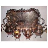 Silver Plate Tea Service