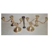 Weighted Sterling Candlesticks