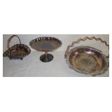 Silverplate Handled Bowls