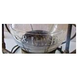 Markings on globe of C& NW Rail Yard Lamp