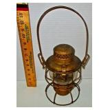 Adlake Railroad Lantern w/ Marked Globe