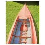 Front Shot of Antique Canoe