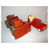 Toy Bulldozer & Mixer