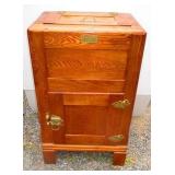 Small Oak Ice Box