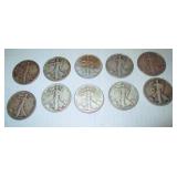 Standing Liberty Half Dollars