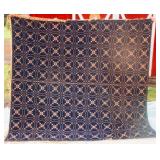 Blue & White Coverlet # 3