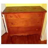 3 Drawer Oak Dresser