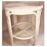 Round Wicker Table