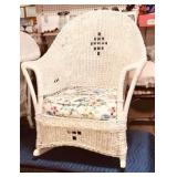Wicker Rocking Chair From Set
