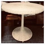 Wicker Ice Cream Table