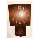 Mission Oak Wall clock