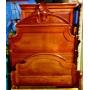 Walnut Victorian Bed
