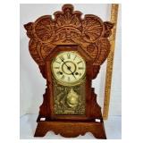 Oak Gingerbread Clock