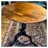 Circa 1800 Mahogany Tilt Top Table