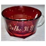 Delhi, NY Souvenir Glass