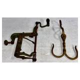 Apple peeler & Meat Hook