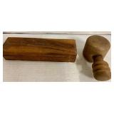 Wood Box & Nut Cracker