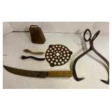 Knife, Tongs, Can Openers