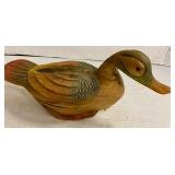 Wooden Duck Dish