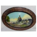 US Capitol Reverse Painting