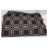 Blue & White Coverlet