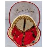 Curt Flood Signature on Hat