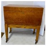 Oak Humidor On Stand