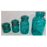 graduated mason jars