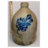 2 Gallon Jug w/ Blue Decoration