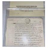 18th Century French Document