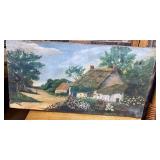 Signed Oil On Canvas-1914