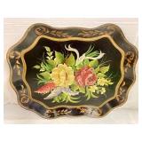 Floral Painted Tray