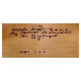 Markings On Benedict Carving