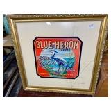 Framed Fruit Crate Label