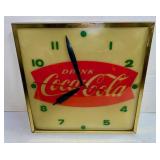 Coca-Cola Fishtail Clock